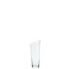 Vase en verre transparent Dynamic - H 30 cm