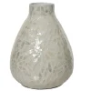 Vase large blanc Capiz - 17 x H 20 cm