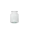 Vase Mathew en verre transparent Ø 19 x H 25 cm