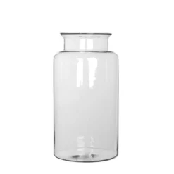 Vase Mathew en verre transparent Ø 19 x H 35 cm