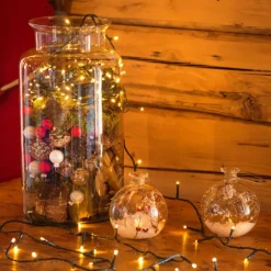 Vase Mathew en verre transparent Ø 19 x H 35 cm