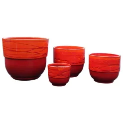 Vase Rebord soleil couchant H 19 x Ø 21 cm