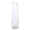 Vase soliflore en verre transparent Xandra - Ø 10 x H 37,5 cm