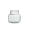 Vase Vienne en verre transparent H 20 Ø 21 cm