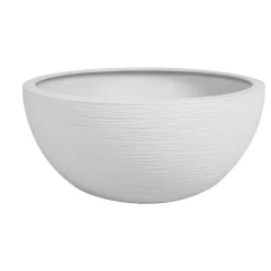 Vasque en Graphite blanc Ø 29,5 x H 12 cm de 5,5 L