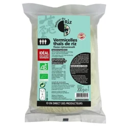 Vermicelles de riz thaï blanc bio Autour du riz - 200 g