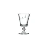Verre à pied en verre transparent avec motif abeille Bastide Diffusion - 24 cl