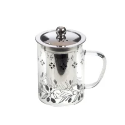 Verre pour le thé Tea For One Olivia coloris transparent en verre - 9 x 13,5 x 12 cm