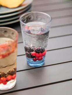 Verres 25 cl en assortiment pastel Optic - L’ensemble de 6