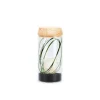 Verrine tube light blanche taille S Ø 8 x H 18 cm