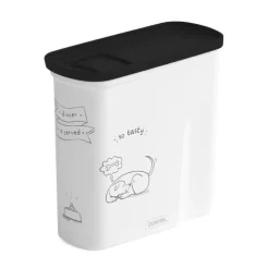 Verseuse à croquettes pour chien blance Curver - 2 L