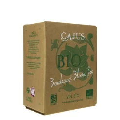 Vin blanc bio AOC Bordeaux Château Cajus - Cubi 3L