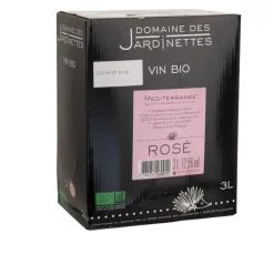 Vin rosé bio IGP Méditerranée - Cubi 3 L