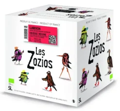 Vin rouge Lubéron AOC bio "Drôles de zozios" Demazet - Bag in box 3 L
