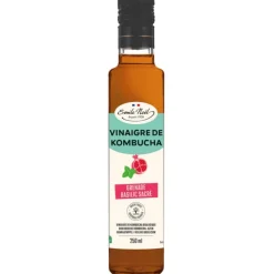Vinaigre de kombucha grenada basilic bio Émile Noël - 250 ml