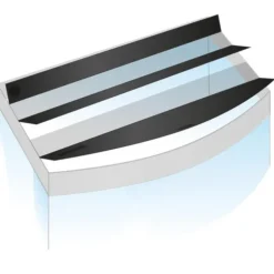 Volets pour aquarium 3 pièces, matière durable, JUWEL - modèle VISION 450