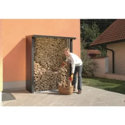 WoodStock 150 gris foncé métallique 157x102x199 cm