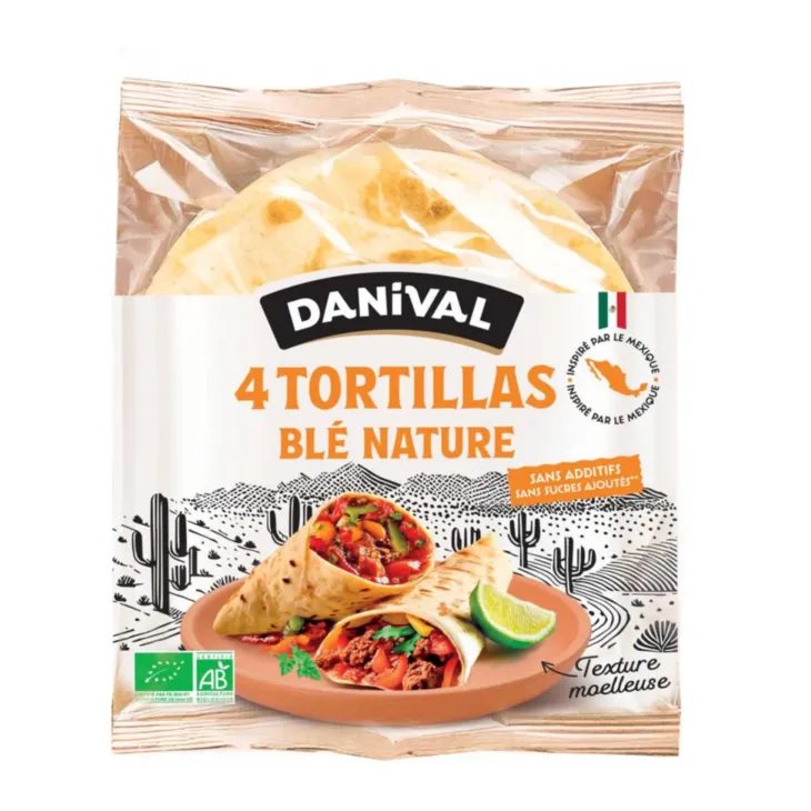 Wraps bio Danival - 300 g
