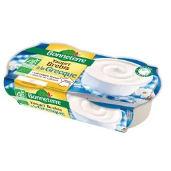 Yaourt brebis grecque Bonneterre bio 2 x 150 g