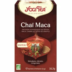 Yogi Tea Chai maca bio Les jardins de Gaïa - 17 sachets