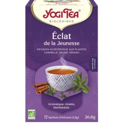 Yogi Tea Éclat de jeunesse – La boîte de 17 sachets