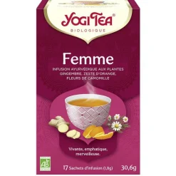 Yogi Tea Femme – La boîte de 17 sachets