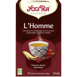 Yogi Tea Homme – La boîte de 17 sachets