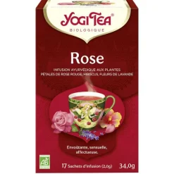 Yogi Tea Rose – La boîte de 17 sachets
