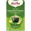 Yogi Tea Thé vert gingembre citron – La boîte de 17 sachets