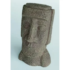 Zen Deco Easter Island Résine 8,5x8,5x12,6 cm